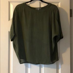 Olive green blouse